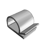 Cable Clamp - Adhesive Mount, R Style