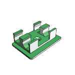 Fibre Clips - 2 Slot - 6mm, 5.5mm, 4.5mm
