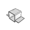 Structural Tubing - Square, Opposing Flanges