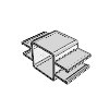 Structural Tubing - Square, Opposing Channels