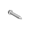 Sheet Metal Screws - Slotted Hex Washer Head