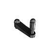 Molded Fixed Crank Handles - Straight Arm