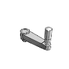 Molded Fixed Crank Handles - Straight Arm