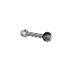 Chrome Plated Steel Bakelite Plastic Ball Tapped or Reamed