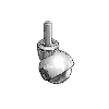 Swivel Bolt Hole & Stem Casters - Friction Ring Stem