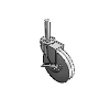 Swivel Bolt Hole & Stem Casters - Threaded Stem Swivel