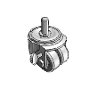 Swivel Bolt Hole & Stem Casters - Threaded Stem Swivel