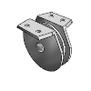 Pulley Blocks - Flat Single Sheave