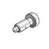 Hand-Retractable Spring Plungers - Round Knob