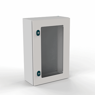 Box with glazed door