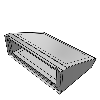 EULE desk for multiple door cabinet