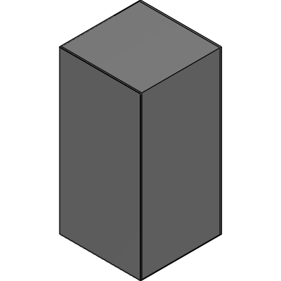 Network/server enclosure (floor standing)