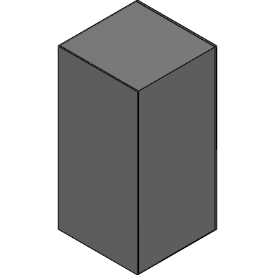 Network/server enclosure (wall mounting)