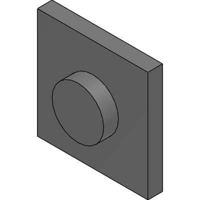 Control element/cover plate for domestic switching devices