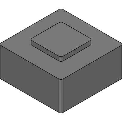Information light signal for domestic switching devices (surface mounting)