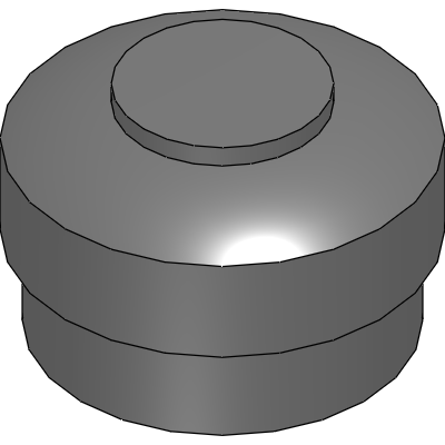 Motor siren/strobe luminaire (round, surface mounting)