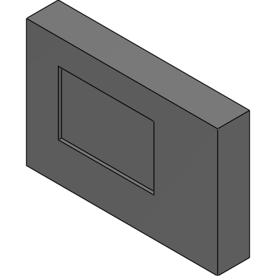 Security station/-panel (surface mounting)