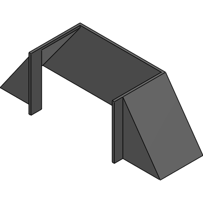 Anbau-Abzweigstück für Leitungsführungskanal