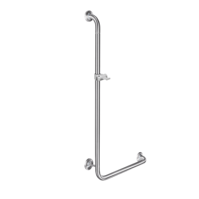 Angled shower rail 90°