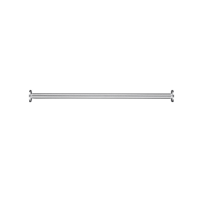 Straight shower curtain rail