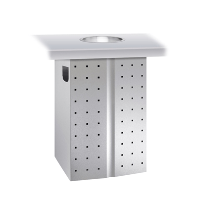 Waste bin 32l perforated