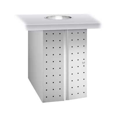 Waste bin 43l perforated