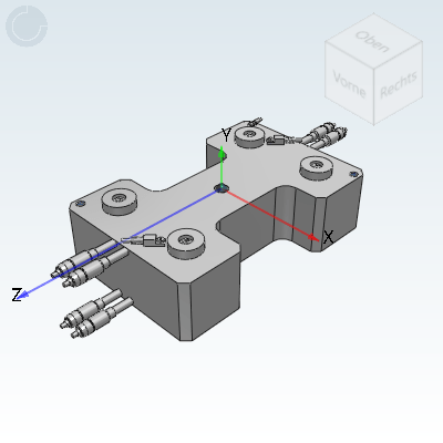 Ø12 - Ewikon manifold plate HPS III T 4-drop