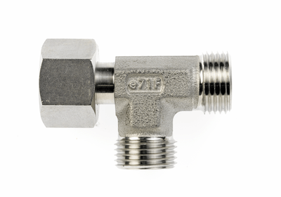 Einstellbare L-Stutzen mit Schaft, schaftseitig vormontiert