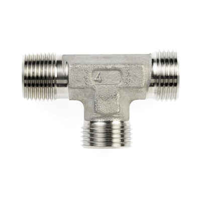 Male adaptor L connectors, taper thread sealing form C acc. DIN 3852-2