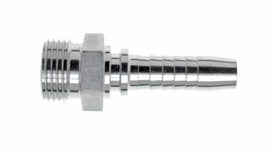 Male adaptor nipples with 24° taper, for tube fittings