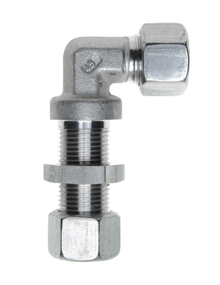 Bulkhead elbow fittings
