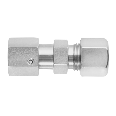 Straight connectors with taper and O-ring