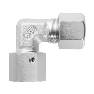 Adjustable elbow fittings with taper and O-ring