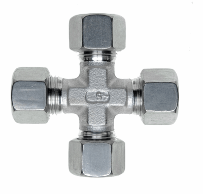 Cross fittings, ISO 8434-1-KC