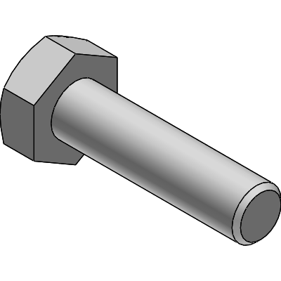 Hexagon head bolts with shank, product groups A and B