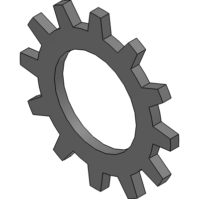 External Tooth-Look Washer