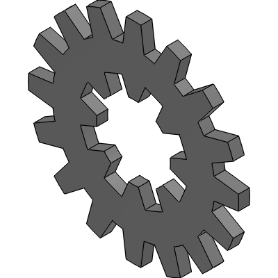 Internal/External Tooth-Look Washer