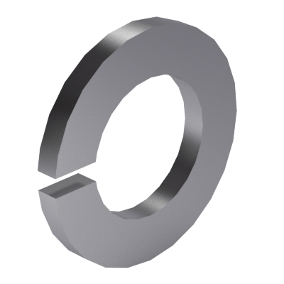 Curved spring lock washers