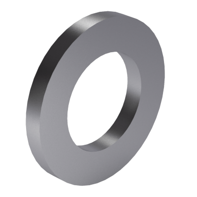 Washers, product grade A, up to hardness 250 HV, preferably for cheese head screws