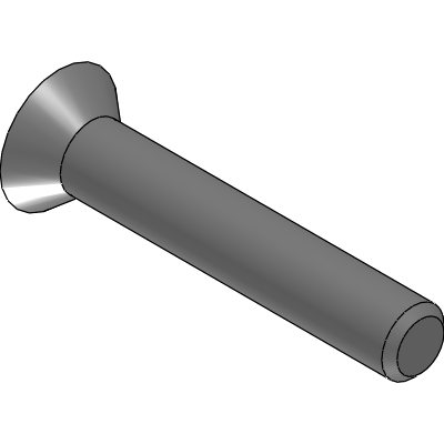 Flat Head Machine Screw Type 1 Cross Recess