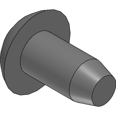 Round Head Tapping Screw Type 1 Cross Recess