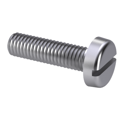 Slotted pan head screws, Product grade A