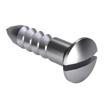 M3x8 raised slot countersunk screw Stainless steel