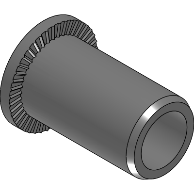 STEEL THREADED INSERTS CYLINDRICAL HEAD