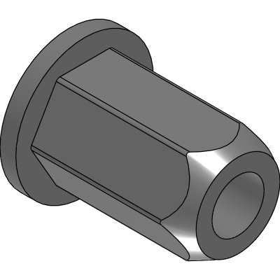 HEXAGONAL SHANK BLIND RIVET NUTS