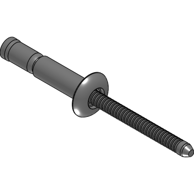 ZINC PLATED STEEL STRUCTURAL FARBOLT RIVETS