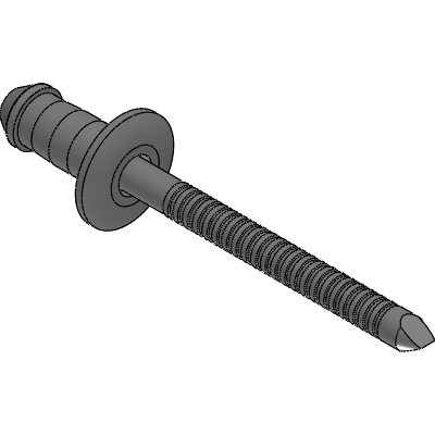 ZINC PLATED STEEL "TAMP" RIVETS