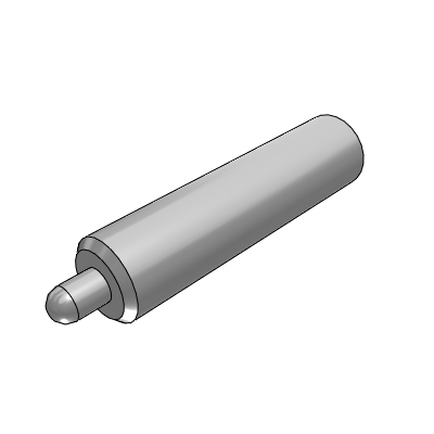 Positioning column: non loosening type, long stroke carbon steel type, front spherical type
