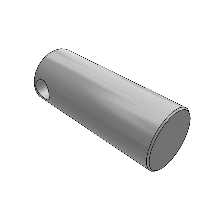 导向轴-一端外螺纹型·带通孔型-普通级