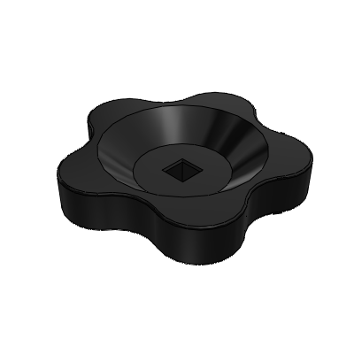 手轮 波纹手轮 无手柄型 方孔型